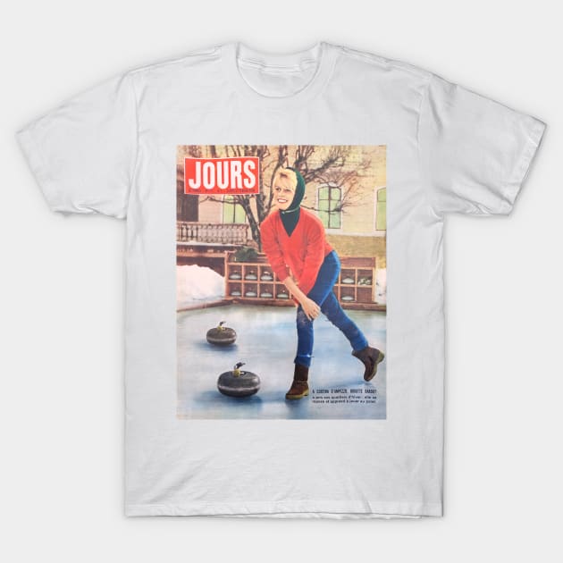 Vintage French magazine cover T-Shirt by JonDelorme